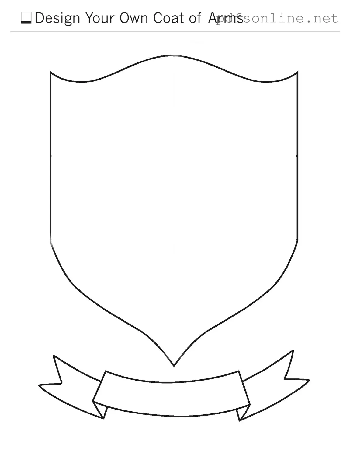 Free Coat Of Arms PDF Form