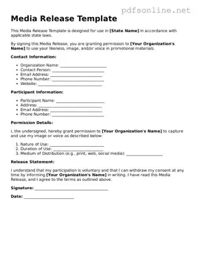 Attorney-Approved Media Release Form